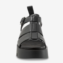 Load image into Gallery viewer, Black Kailan Sandal