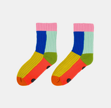 Load image into Gallery viewer, Kaleidoscope Knit House Socks