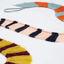 Load image into Gallery viewer, Patchwork Stripe Fringe Garland
