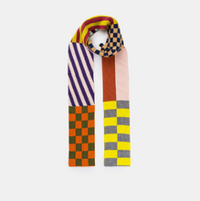 Load image into Gallery viewer, Pattern Patch Skinny Scarf