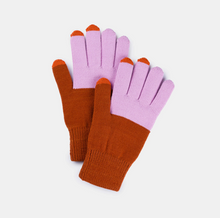 Load image into Gallery viewer, Colorblock Knit Touchscreen Gloves