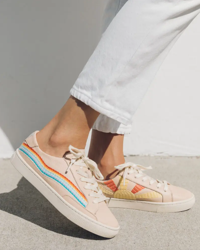 Rainbow Wave Sneaker Leo Footwear St. Paul