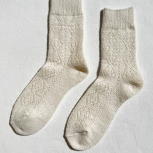 Load image into Gallery viewer, Cashmere Pointelle Socks
