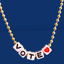 Load image into Gallery viewer, &quot;VOTE&quot; Necklace
