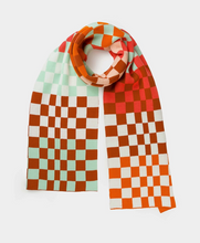 Load image into Gallery viewer, Checkerboard Stripe Scarf
