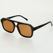 Load image into Gallery viewer, Havana Acetate Aviator Sunglasses
