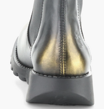 Load image into Gallery viewer, Salv Gold and Black Leather Boot
