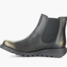 Load image into Gallery viewer, Salv Gold and Black Leather Boot
