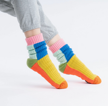 Load image into Gallery viewer, Kaleidoscope Knit House Socks
