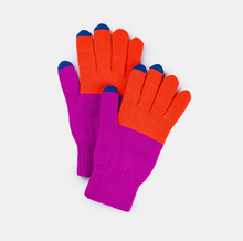 Load image into Gallery viewer, Colorblock Knit Touchscreen Gloves
