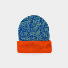 Load image into Gallery viewer, Colorblock Plush Knit Beanie
